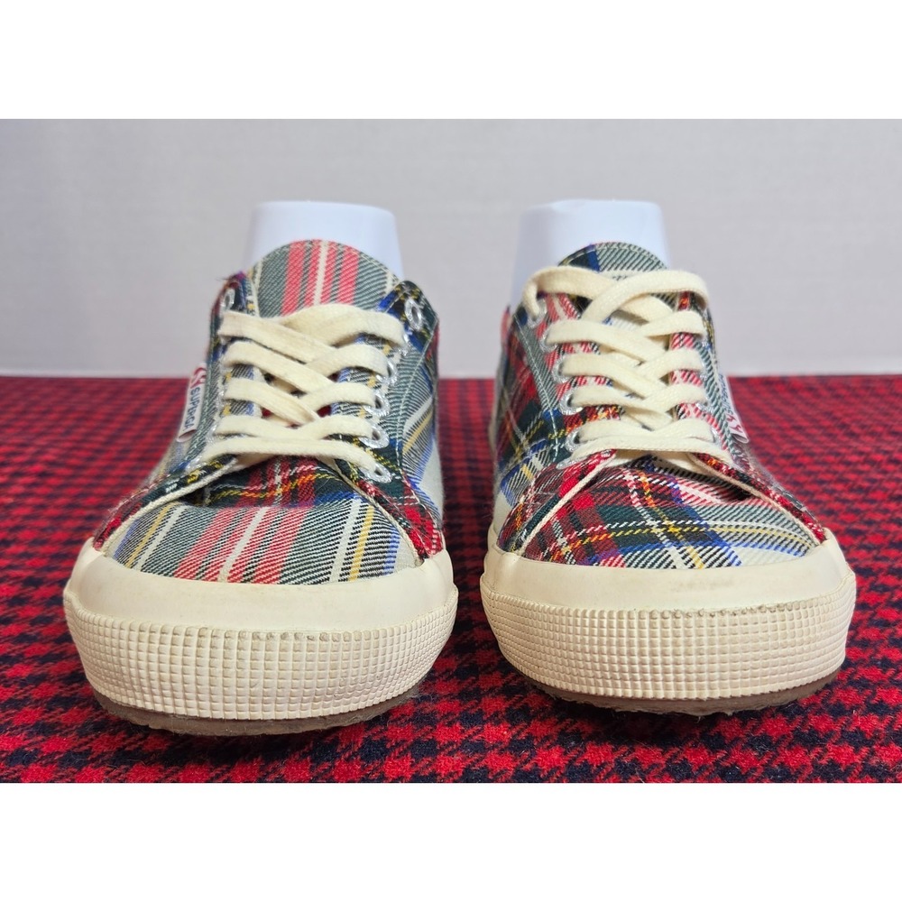 Superga 2750 Tartan Plaid Sneakers Women's sz 8 Men's 6.5 Style S009KG0 - Picture 3 of 10